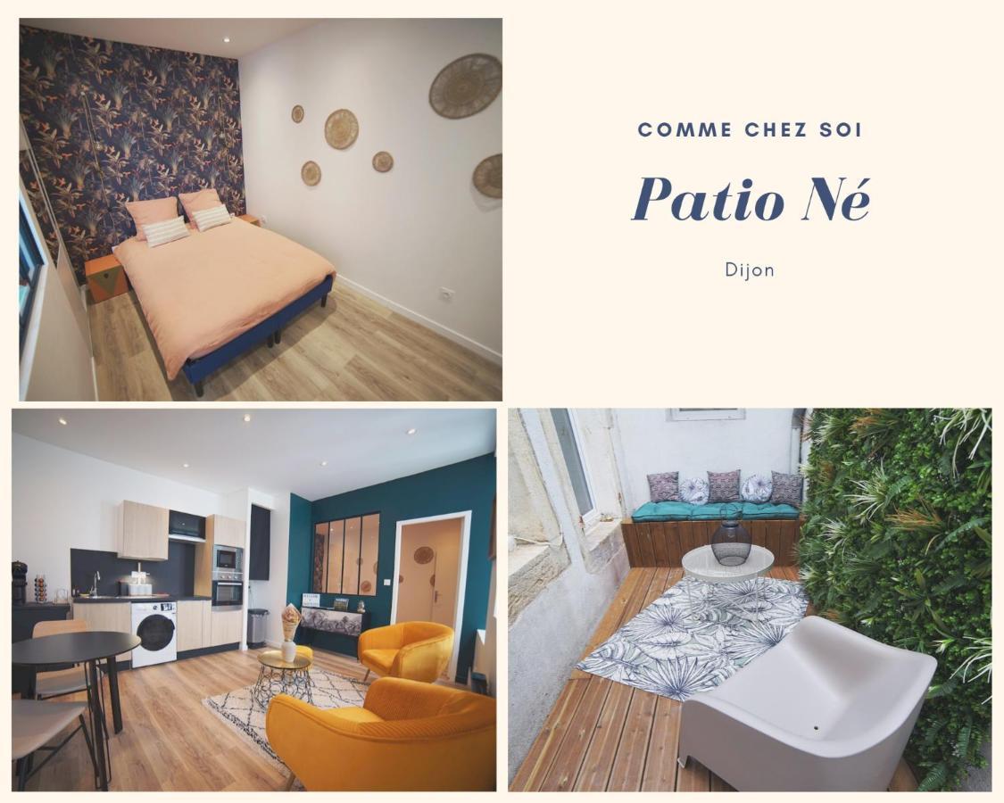 Patione Dans Centre De Dijon Exterior foto